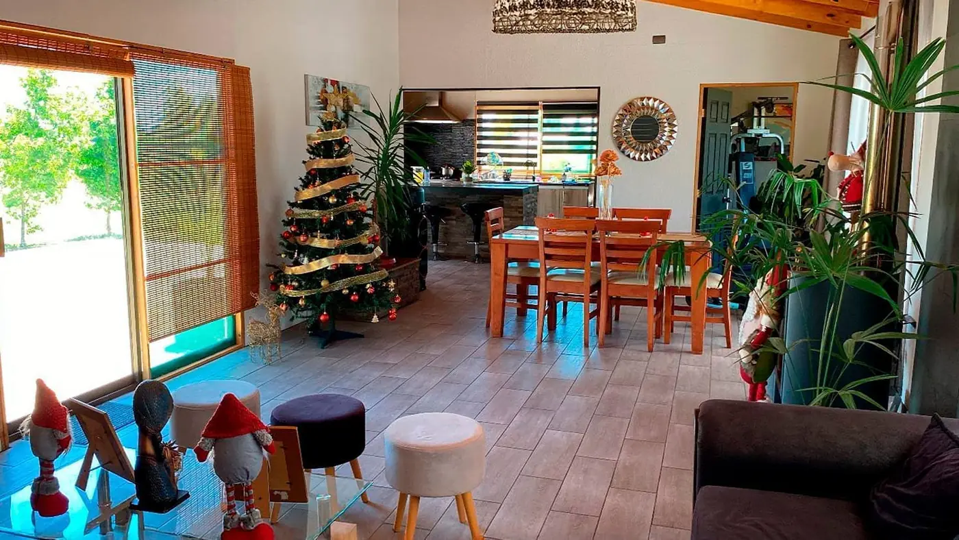 Living comedor de la casa en Condominio El Rosario